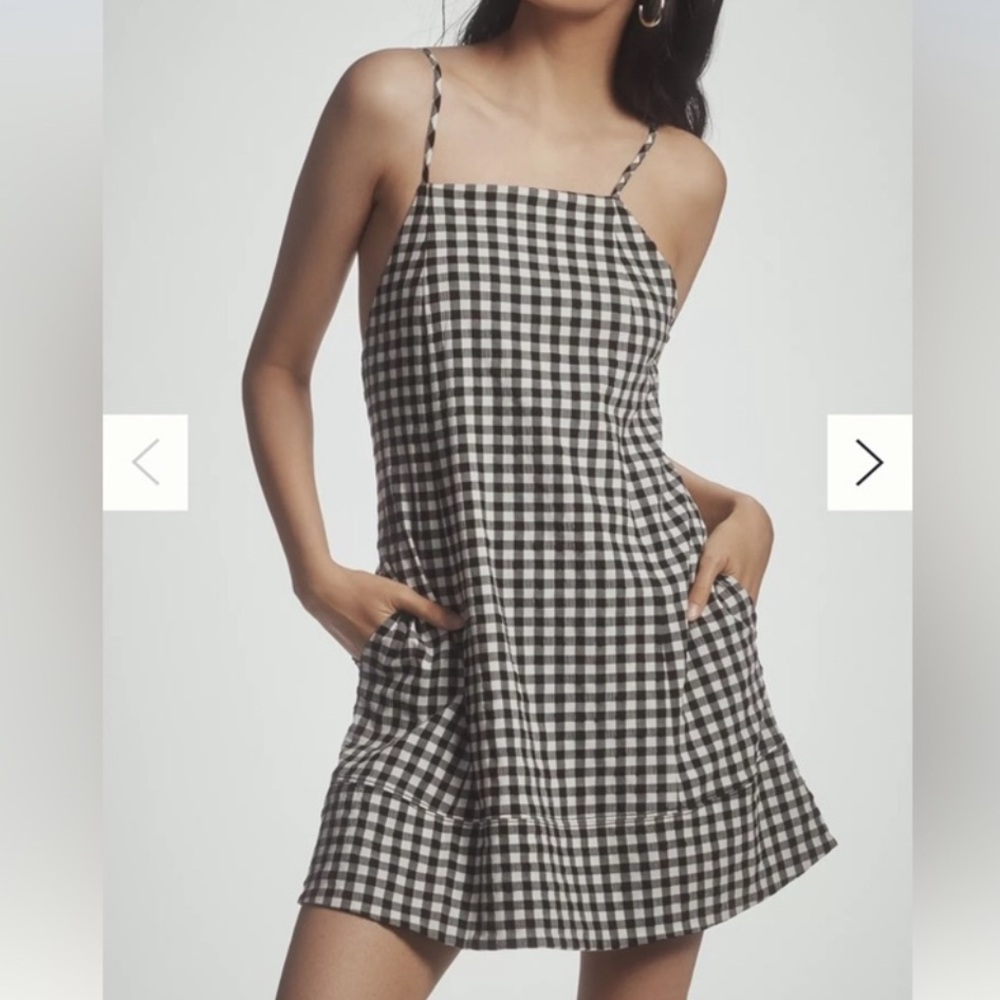 Anthropologie Gingham Dress